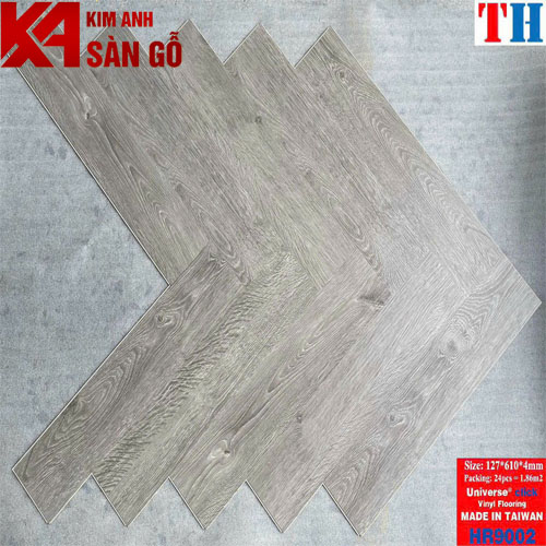 Sàn Nhựa Hèm Khóa Giả Gỗ Xương Cá TH-9002